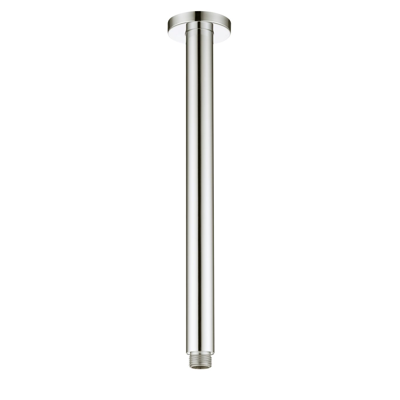 Vetto Ceiling Shower Arm Round 300mm Brushed Nickel