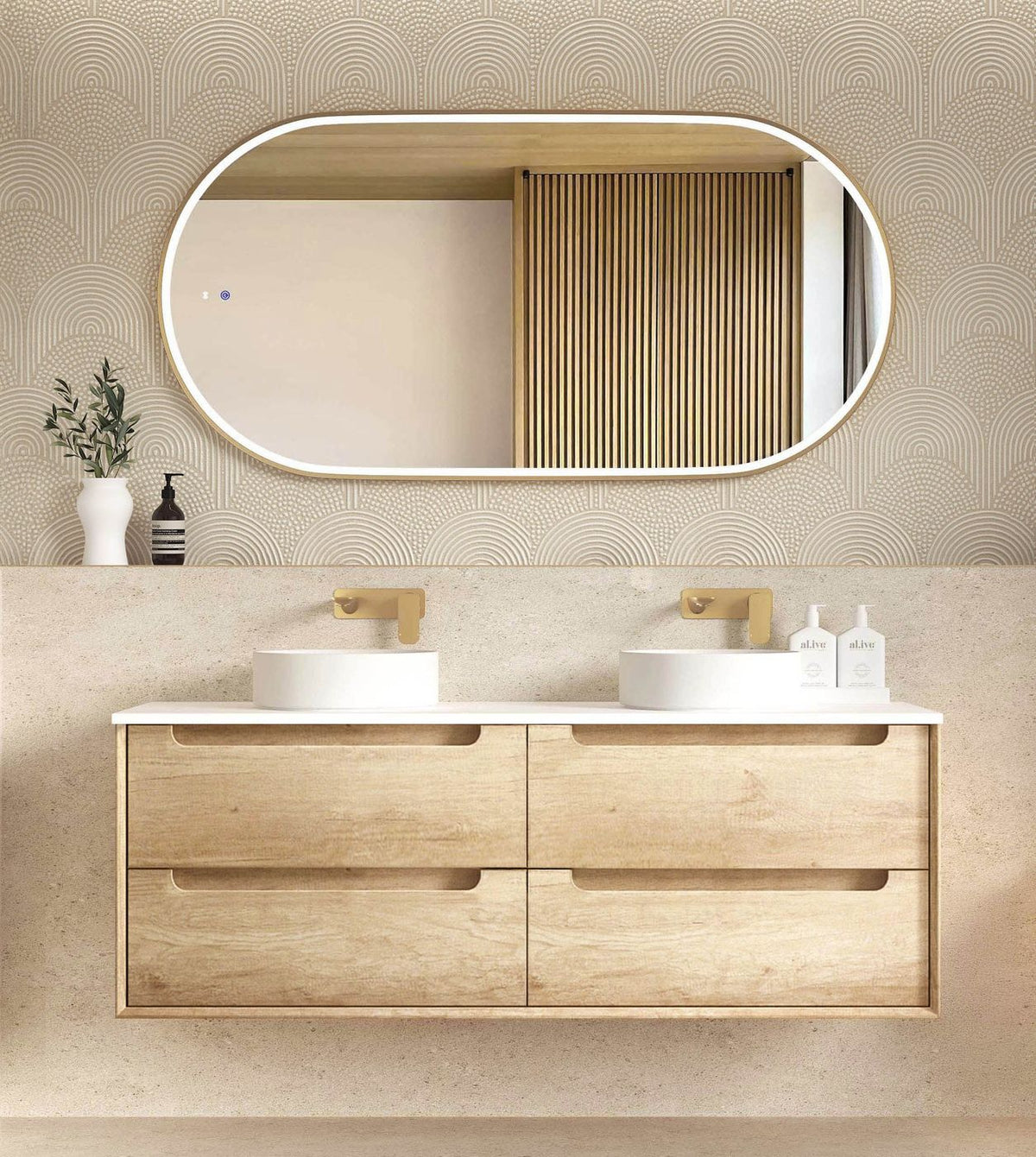 Otti Byron Vanity 1500mm Double Basin