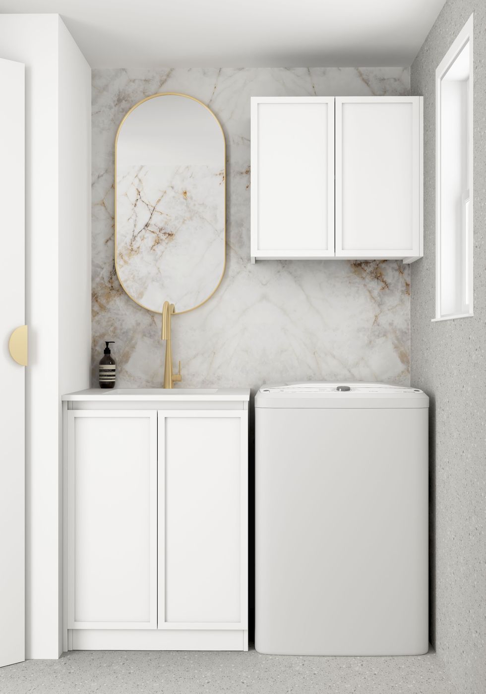 Hampshire White Mini Laundry