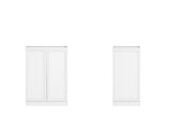 Hampshire White Base Laundry Cabinet with Stone Top and Sink 1060x600x900