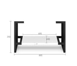 Leg Boston 900X450 Matte White