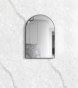 Archie 900(H)x600(W) Black Metal Framed Tuffi Mirror
