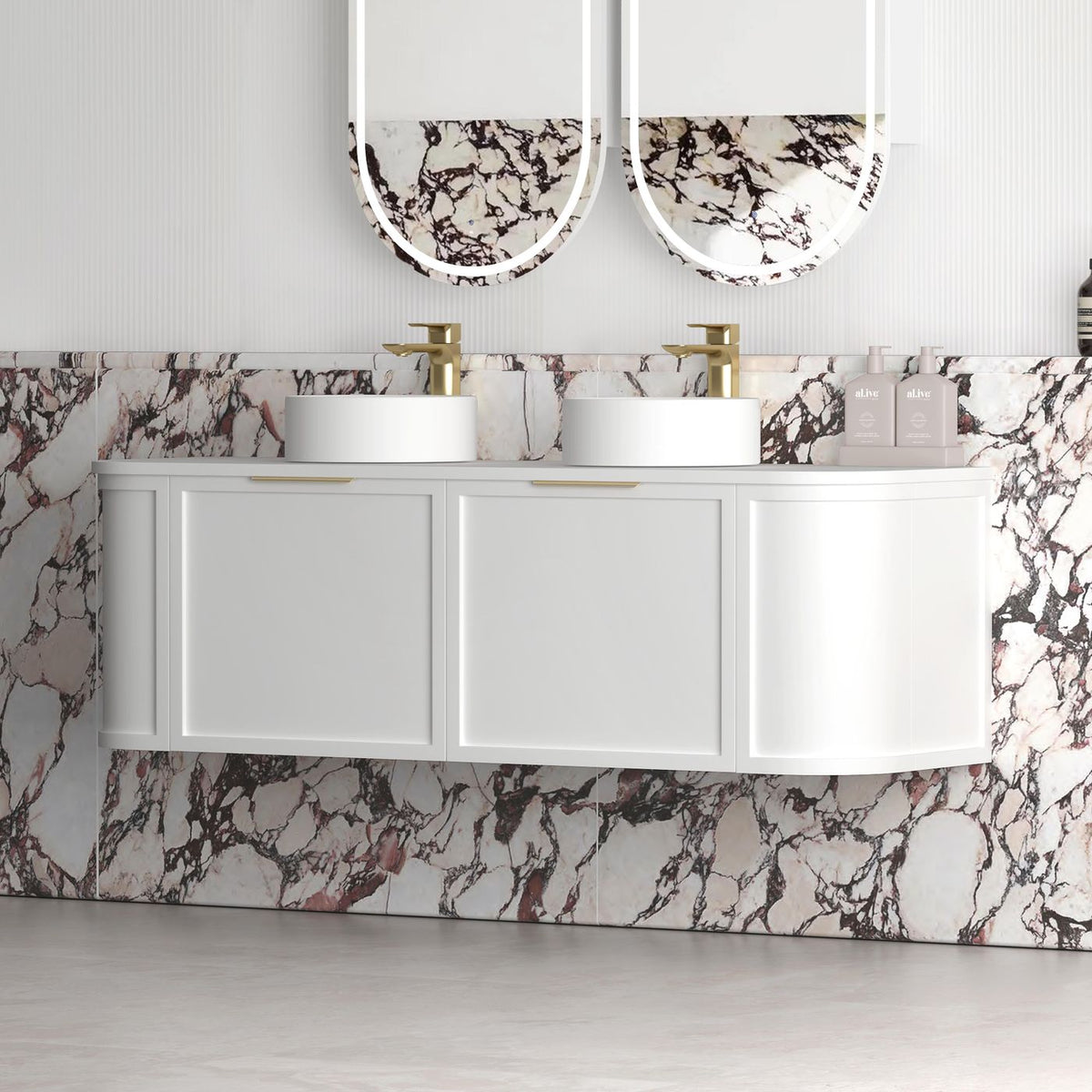 Otti Hampshire Vanity 1500mm Double Basin