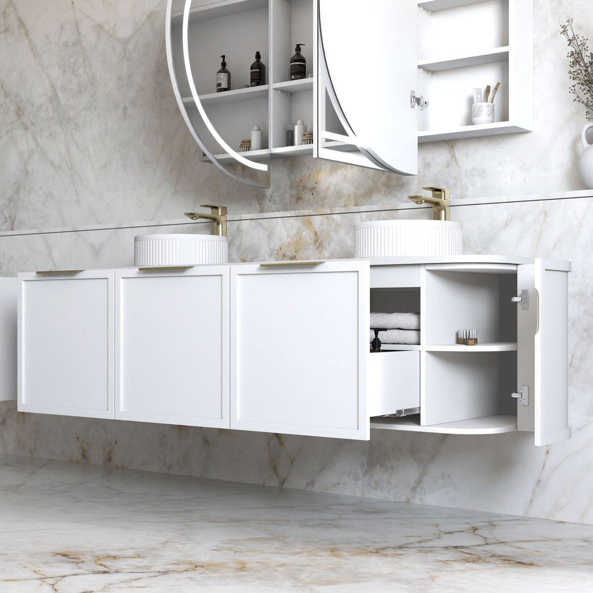 Otti Hampshire Vanity 1800mm Double Basin