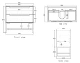Leg Byron 900X450 Natural Oak
