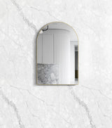Archie 900(H)x600(W) Gold Metal Framed Tuffi Mirror