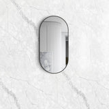 Noosa 900(H)x450(W) Black Metal Frame Tuffi Mirror