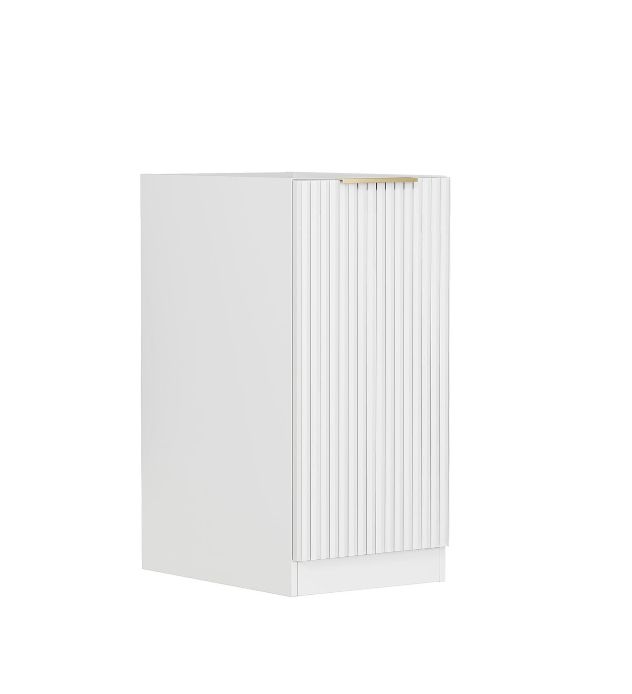 Noosa Fluted Laundry 415 White Base Cabinet