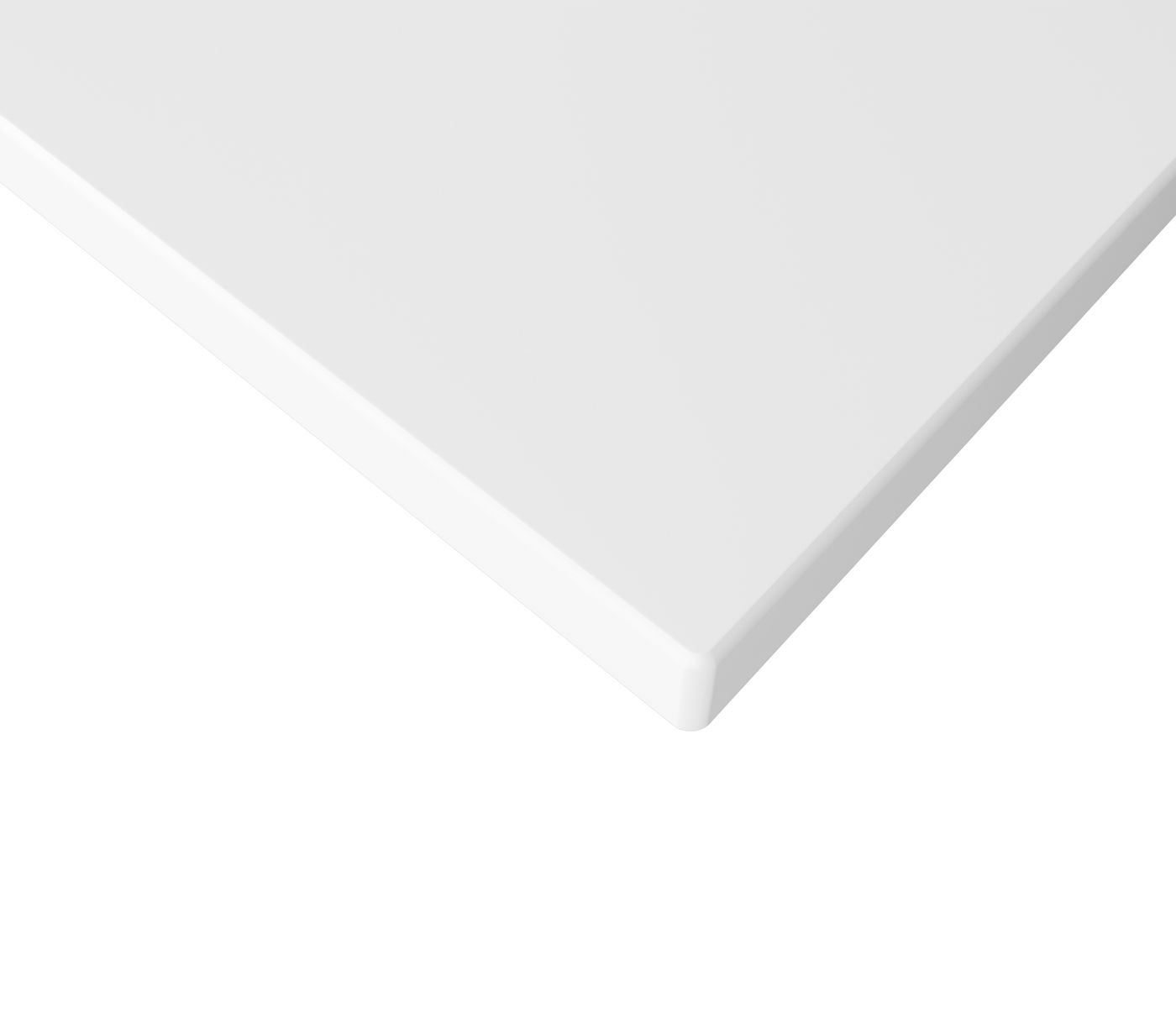 Laundry 1300mm Solid Surface Matte White Top