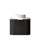 Bondi 600mm Black Oak Wall Hung Curve Vanity (12TH & NTH Only) - full product view (16 of 18)