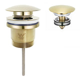 Universal Pop Up/Pullout Waste 32mm/40mm Brushed Gold