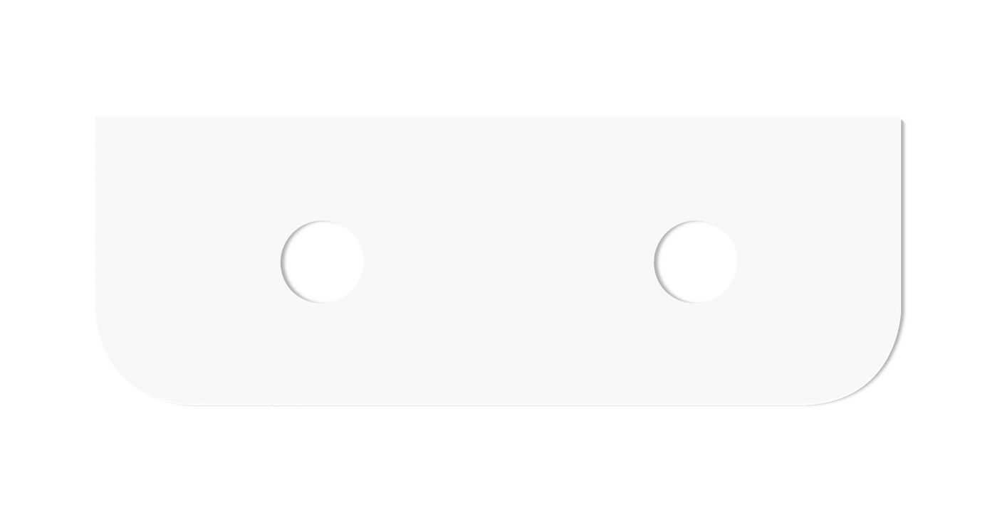 Hampshire 1500mm Satin White Wall Hung Curve Vanity