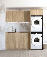 Byron/Bondi Natural Oak Laundry Kit 1960x600x2100