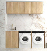 Byron/Bondi Natural Oak Laundry Kit 1960x600x2100