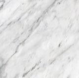 Laundry 1300mm Natural Carrara White Marble Top - Right Bowl 12TH
