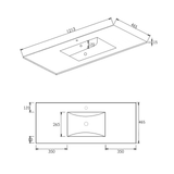 Otti Noosa Vanity 1200mm Single Basin