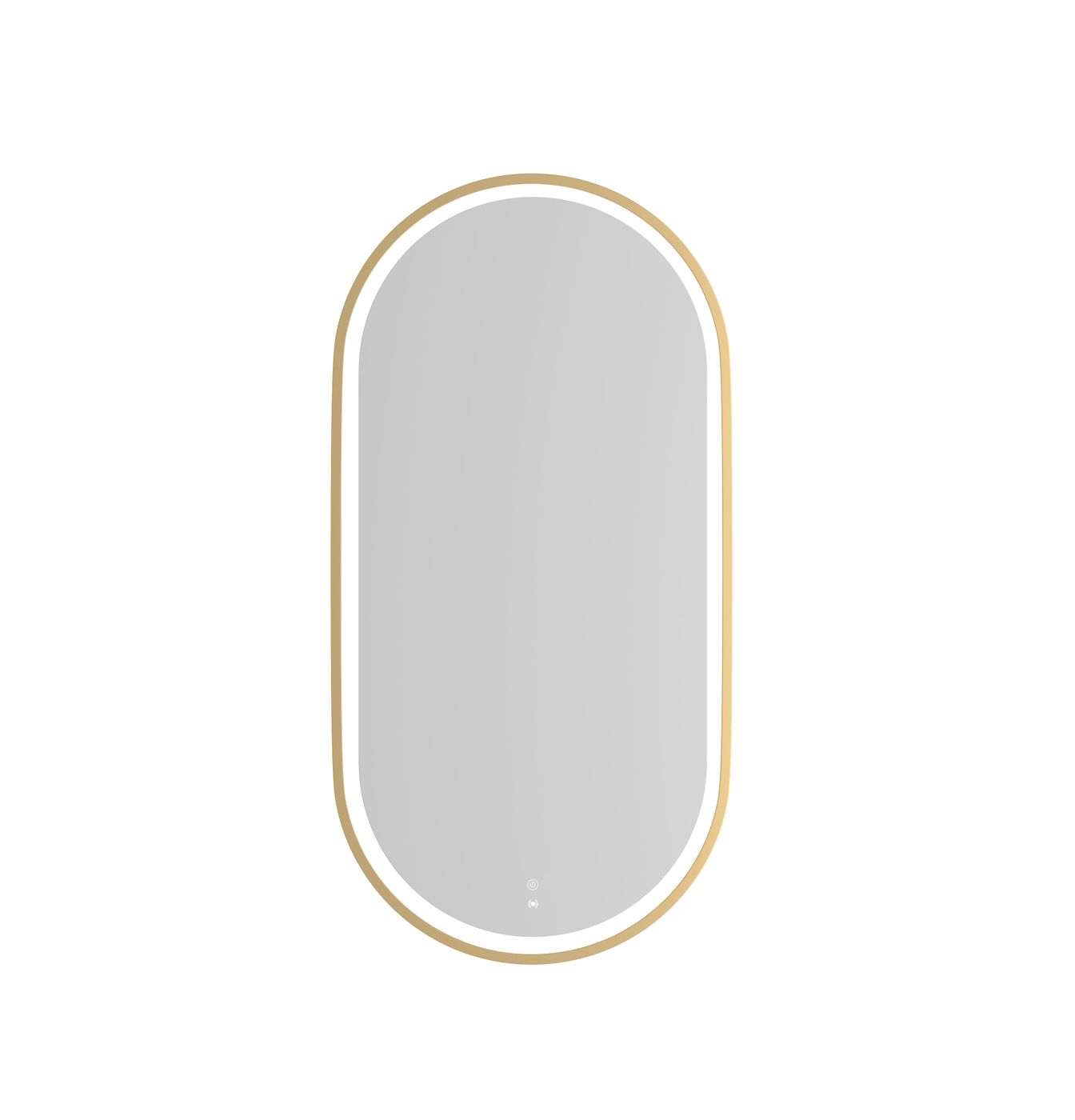 LED Noosa 900(H)x450(W) Gold Metal Frame Tuffi Mirror