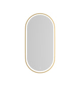 LED Noosa 900(H)x450(W) Gold Metal Frame Tuffi Mirror