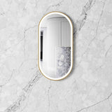 LED Noosa 900(H)x450(W) Gold Metal Frame Tuffi Mirror