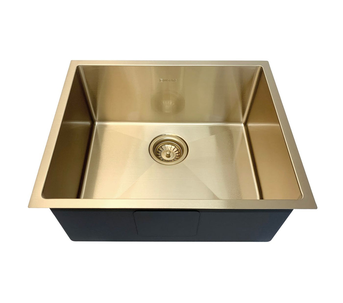 Axon Sink 58S 580x440x220 Brushed Gold - front view
