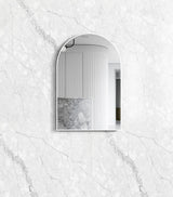 Archie 900(H)x600(W) White Metal Framed Tuffi Mirror