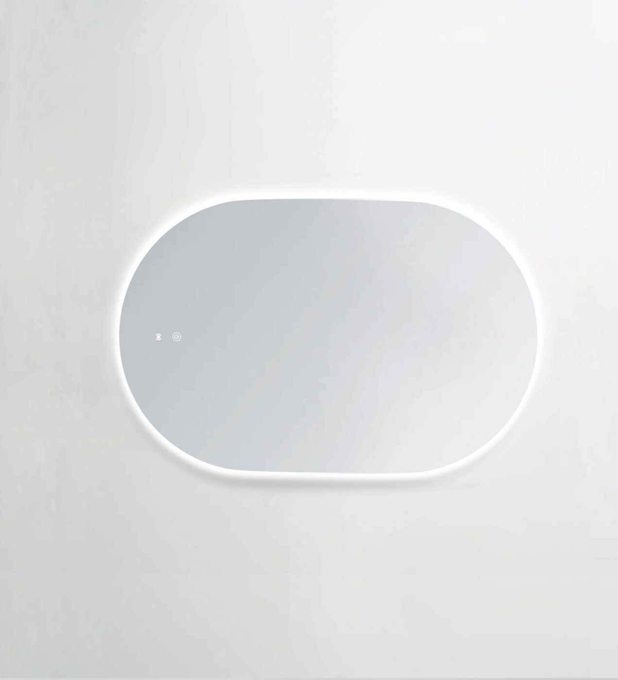LED Noosa 900(H)x600(W) Frameless Tuffi Mirror - Install Horizontal or Vertical