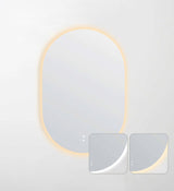 LED Noosa 900(H)x600(W) Frameless Tuffi Mirror - Install Horizontal or Vertical