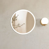 LED Bondi 800mm White Metal Frame Tuffi Mirror