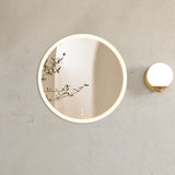 LED Bondi 800mm White Metal Frame Tuffi Mirror