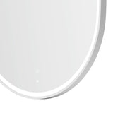 LED Noosa 900(H)x450(W) White Metal Frame Tuffi Mirror