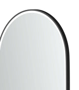 LED Noosa 1500(W)x750(H) Black Metal Frame Tuffi Mirror- Install Horizontal or Vertical