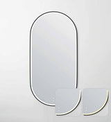 LED Noosa 1500(W)x750(H) Black Metal Frame Tuffi Mirror- Install Horizontal or Vertical