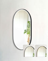 LED Noosa 1200(W)x750(H) Black Metal Frame Tuffi Mirror- Install Horizontal or Vertical