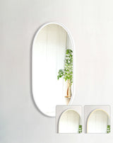 LED Noosa 1200(W)x750(H) White Metal Frame Mirror- Install Horizontal or Vertical