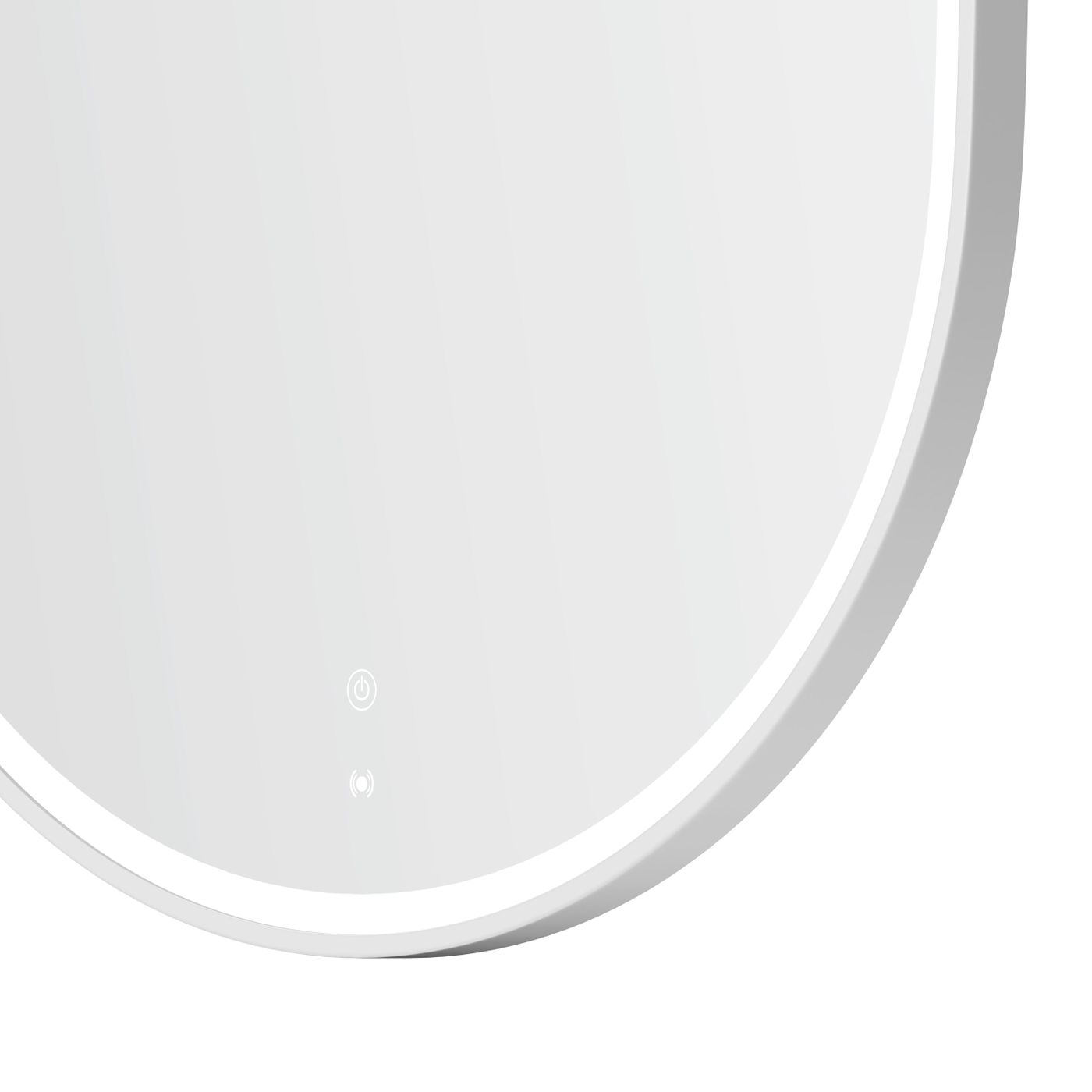 LED Noosa 1200(W)x750(H) White Metal Frame Mirror- Install Horizontal or Vertical