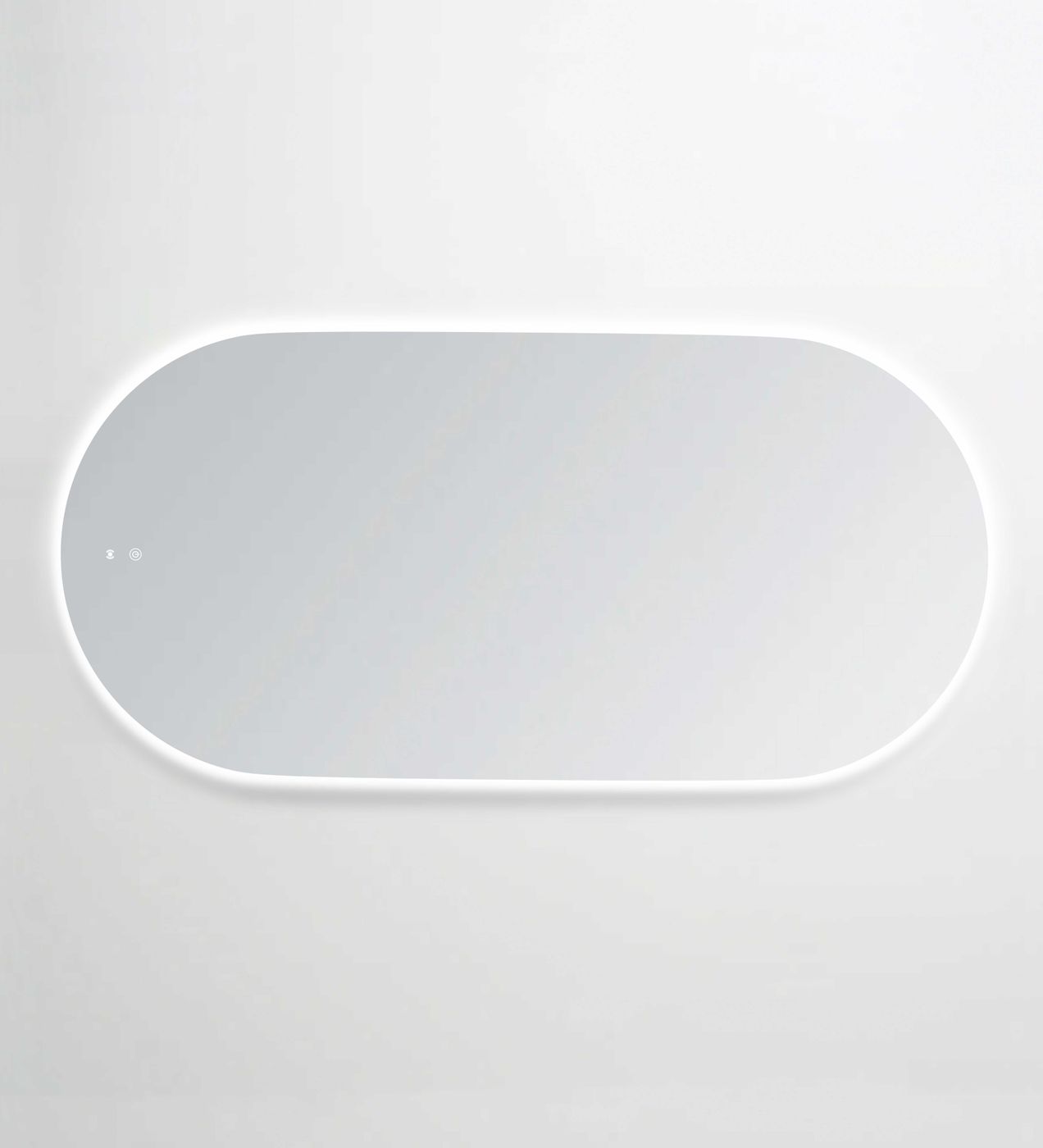 LED Noosa 1500(W)x750(H) Frameless Tuffi Mirror - Install Horizontal or Vertical