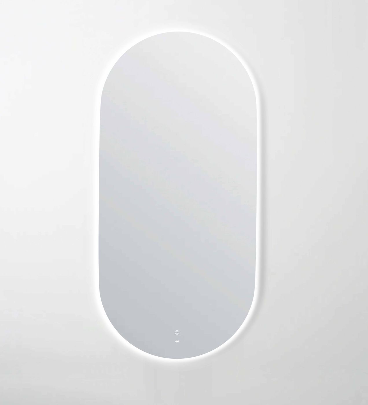 LED Noosa 1500(W)x750(H) Frameless Tuffi Mirror - Install Horizontal or Vertical