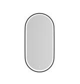LED Noosa 900(H)x450(W) Black Metal Frame Tuffi Mirror