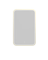 LED Newport 1200(W)x750(H) Gold Metal Frame Tuffi Mirror- Install Horizontal or Vertical