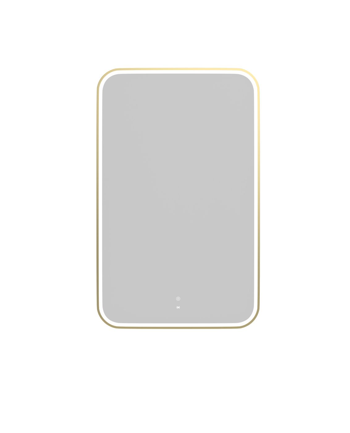 LED Newport 1200(W)x750(H) Gold Metal Frame Tuffi Mirror- Install Horizontal or Vertical