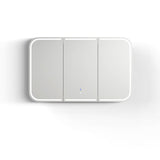 LED Newport 1200(W)x750(H) White Shaving Cabinet - Premium Edition