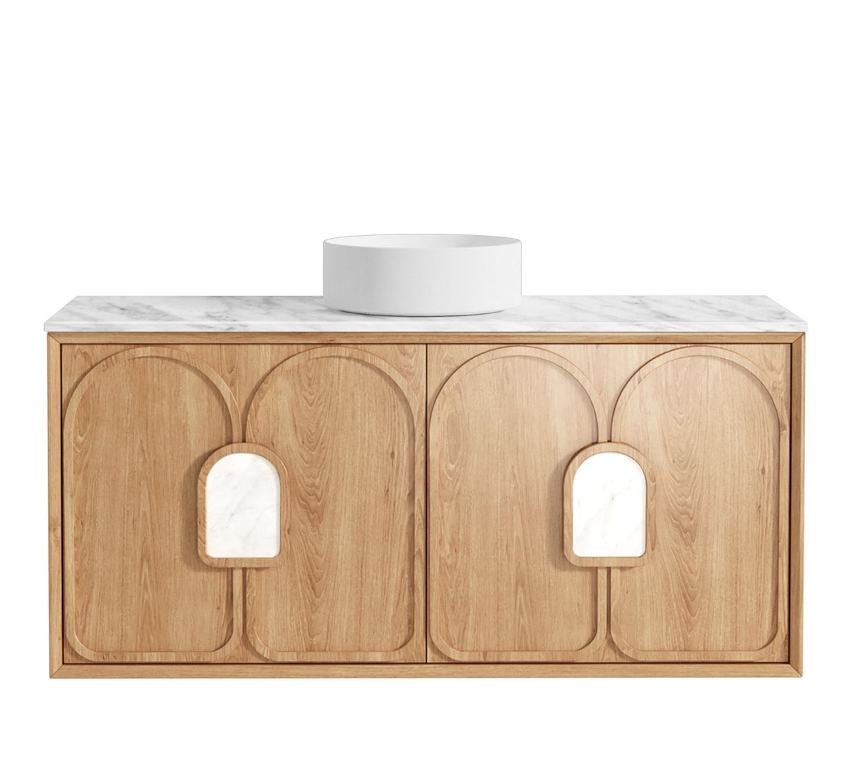 Laguna Mark II 1200mm Woodland Oak Wall Hung Vanity - alternative product view