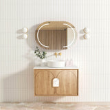 Laguna Mark II 900mm Woodland Oak Wall Hung Vanity