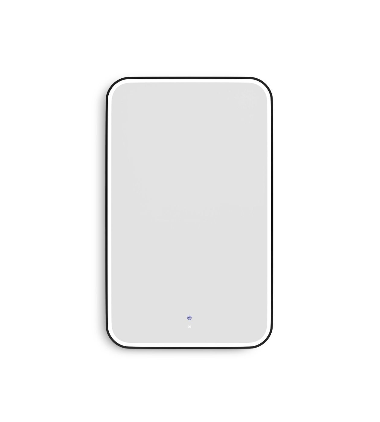 LED Newport 900(H)x600(W) Black Metal Frame Tuffi Mirror- Install Horizontal or Vertical