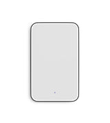 LED Newport 900(H)x600(W) Black Metal Frame Tuffi Mirror- Install Horizontal or Vertical