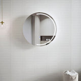 LED London 800mm White Shaving Cabinet - Premium Edition