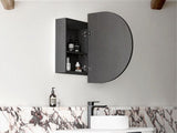 LED Bondi 900(W)x600(H) Black Oak Shaving Cabinet - Premium Edition