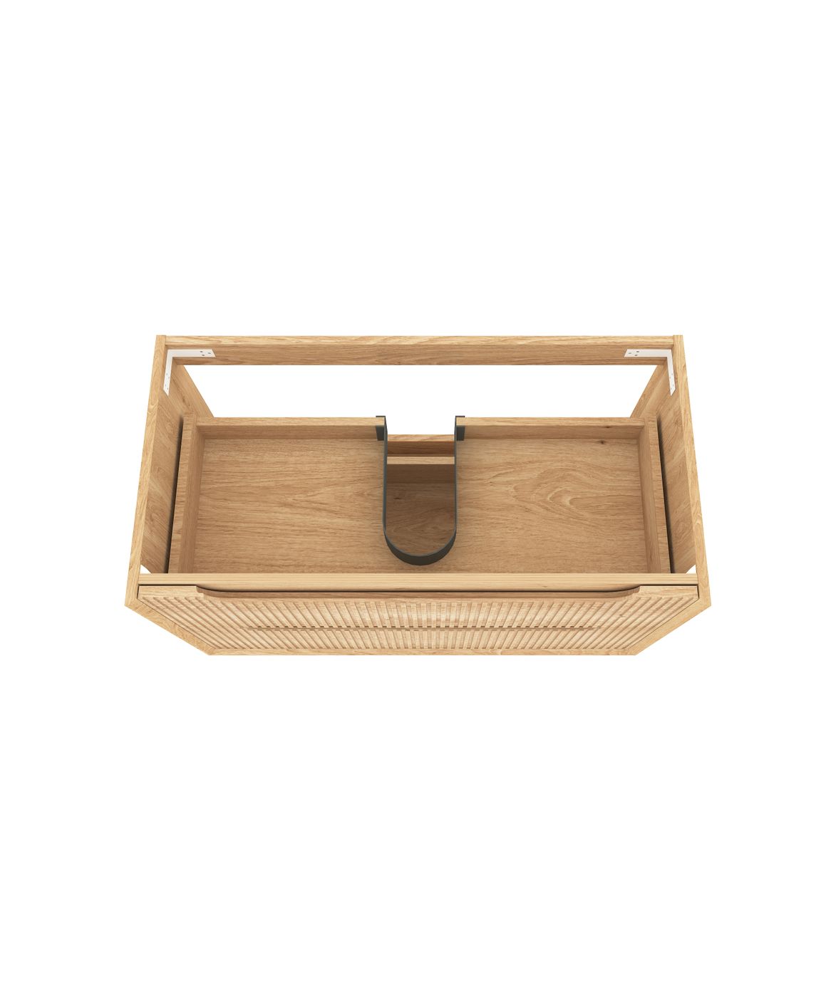 Byron Fluted 900mm Woodland Oak Wall Hung Vanity