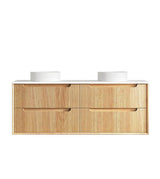 Otti Byron Fluted Vanity 1500mm Double Basin