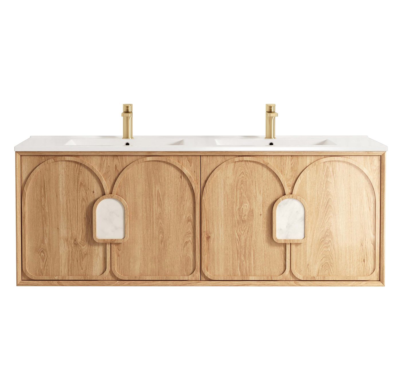 Laguna Mark II 1500mm Woodland Oak Wall Hung Vanity